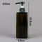 Πράσινο πλαστικό επαναληπτικής χρήσεως 8.4oz 15oz 21.5oz 450ml 650ml 500ml Petg αντλιών σαμπουάν μπουκάλι μπουκαλιών