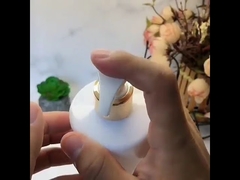 500 ml Αλουμινίου αντλία πλαστικό μπουκάλι σαμπουάν λευκό μπουκάλι πλύσης σώματος