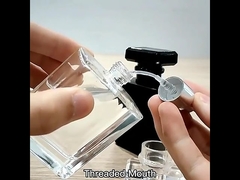 Κύκλωμα Mist Spray 30ml 50ml Luxury Black Empty Square μπουκάλι αρώματος