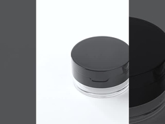 20g Διαφανές πλαστικό χαλαρό φουσκωτό φουσκωτό φουσκωτό φουσκωτό καλλυντικό βάζο με κάλυμμα καθρέφτη